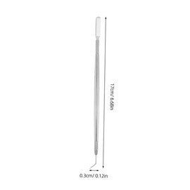 Ipetboom Stainless Steel Eyelash Separator Tool 2PCS for Eyelash Perming and Curling Includes Comb for Lash Extension Supplies and Eye Makeup Care