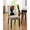 CosyBright Dining Room Chair Covers Back Slipcover Set of 4,