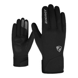 Ziener Unisex SMU 20-Bike 234 Cycling Gloves Winter | Soft Shell Padded Breathable Black 9.5
