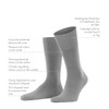 FALKE Men Airport M So, Gris (Dark Grey 3070), 12.5-13.5