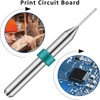 20Pcs PCB Drill Bits Upgraded - 0.1-1.0mm Tungsten Carbide Micro