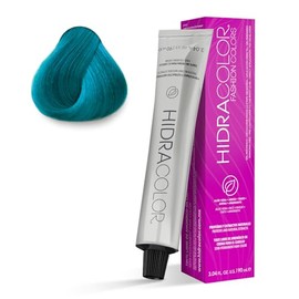 HIDRACOLOR - Tinte Semipermanente para Cabello Fashion Colors Pastel Azul Aqua 90 ml, con Miel y Aloe Vera, Cuida y Nutre el Cabello, Cobertura Total, Coloración Uniforme y Brillante, con Filtro UV