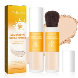 Mineral Sunscreen Setting Powder, Mineral Sun Protection Fixation Powder, SPF 50 PA++ Powder Sun Protection, Translucent Lightweight Sun Protection Powder (2 Pieces)