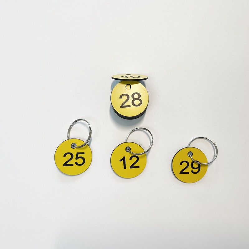 Plastic ID Number Plates Number Plates Key Rings Key Rings