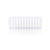 Adjustable Plastic Air Vent Grille with Flyscreen Cover, White, 9"