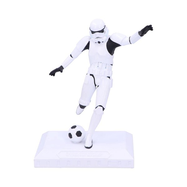 Nemesis Now Officially Licensed Stormtrooper Back of The Net Figurine, White, 17cm