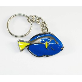 Blue Tang Fish Key Chain