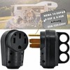 50 Amp Female 6-50P Plug & 6-50R Receptacle Set for