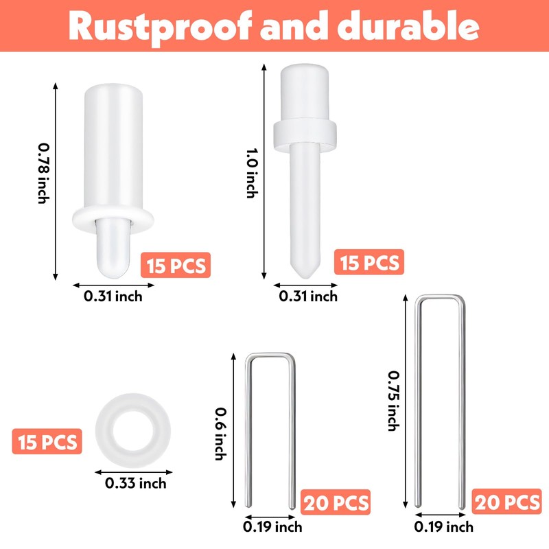 85 PCS Shutter Repair Pins Kit Shutter Blind Pins Plantation
