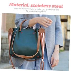 Operitacx 200pcs Diy Doll Clothing Toys Decoration Accessories Metal Rivet Claw Rivet for Handmade Dolls Crafts