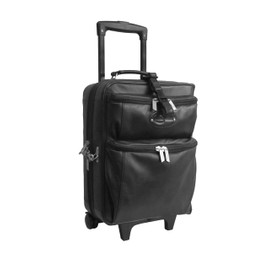 Amerileather Black Leather Novix Gament Bag