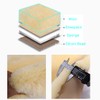 OGLAND Fluffy Genuine Australia Sheepskin Car Seat Cover for Auto