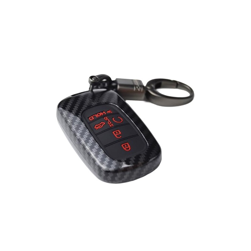 2-Layers Hybrid Combo Carbon Key Fob Cover for Honda Civic