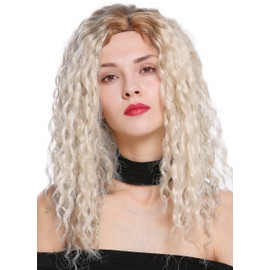 WIG ME UP - 803AD-CHAMPR Quality women's wig lady side parting afro curls curly ombre champagne blonde mix