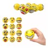 KFMX 12 Pelotas Caritas Antiestres De Esponja Suaves Fiesta Bolo