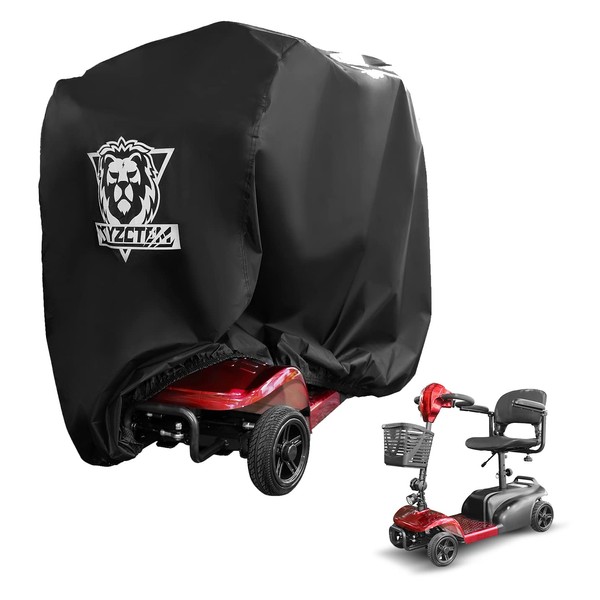 XYZCTEM 600D Waterproof Scooter Cover （XL） Black Power Assisted Mobility