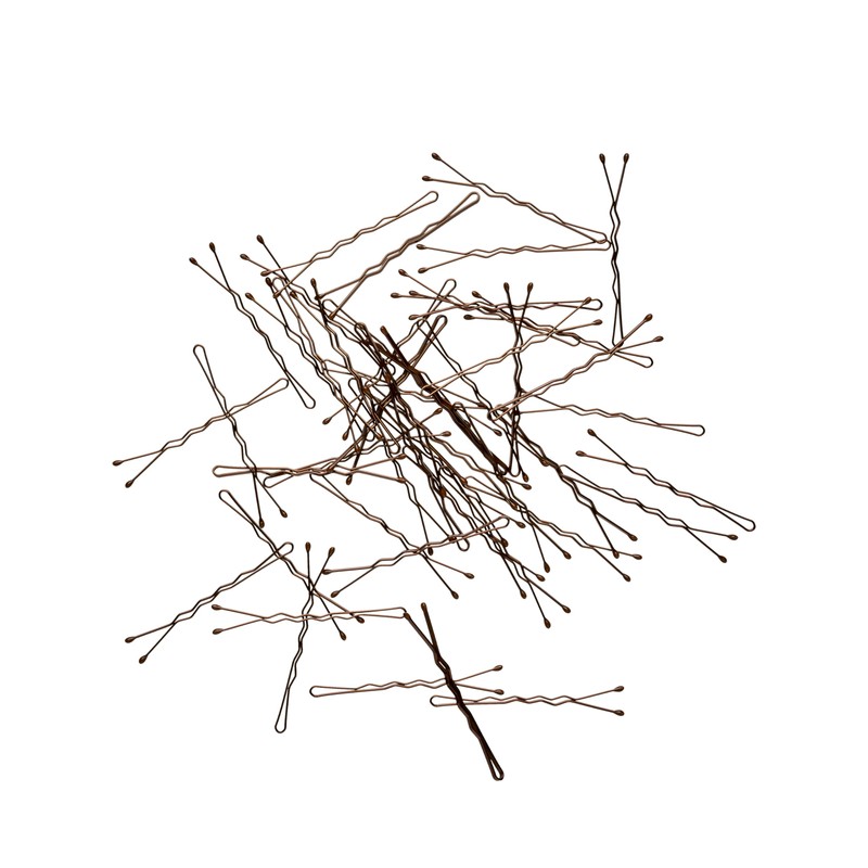 Goody SlideProof Hair Bobby Pins, 18 Count, Brown, Slideproof and