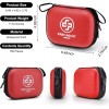 Vriexsd Mini First Aid Kit 150Pcs Waterproof Hard Shell Medical
