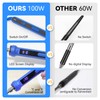Soldering Iron Set 100 W, LED Soldering Iron with Temperature