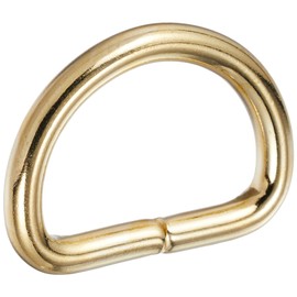 Kyoshin L 1171246-02 71246-02 Metal Fittings D-Ring 0.6 inch (15 mm), 4 Pieces, Gold