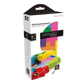 Gigamic, Katamino Pocket, Family Game, Puzzle Game, 1-2 Players, from 8+ Years, 10 Minutes, German, Multicoloured, Colourful