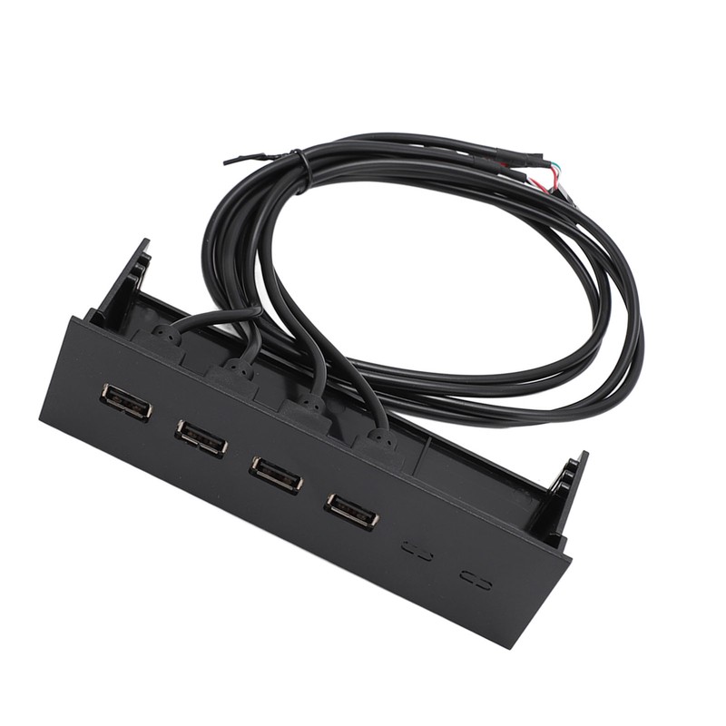 USB Front Panel Hub 5.25in 4 Ports High Speed Stable