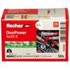 fischer DuoPower 5 x 25 S, Universal Dowels with Safety