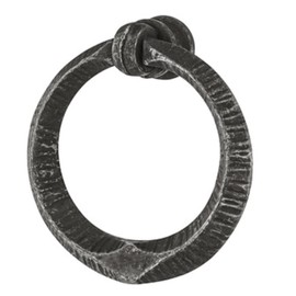 Gedotec ELISABETH Designer Furniture Knob Black Vintage Antique Antique Furniture Handle Used Look Matt Design Handle 45 mm 1 Piece – Clapper Handle Including M4 x 25 Furniture Screws