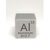 Elemental Specimen Aluminum (25mm Cube, Engraved A, Normal Surface)