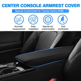 Autorder Center Console Cover for 2025-2026 Toyota Camry Accessories Armrest Cover Anti-Scratch Middle Console Pad Leather Armrest Protector