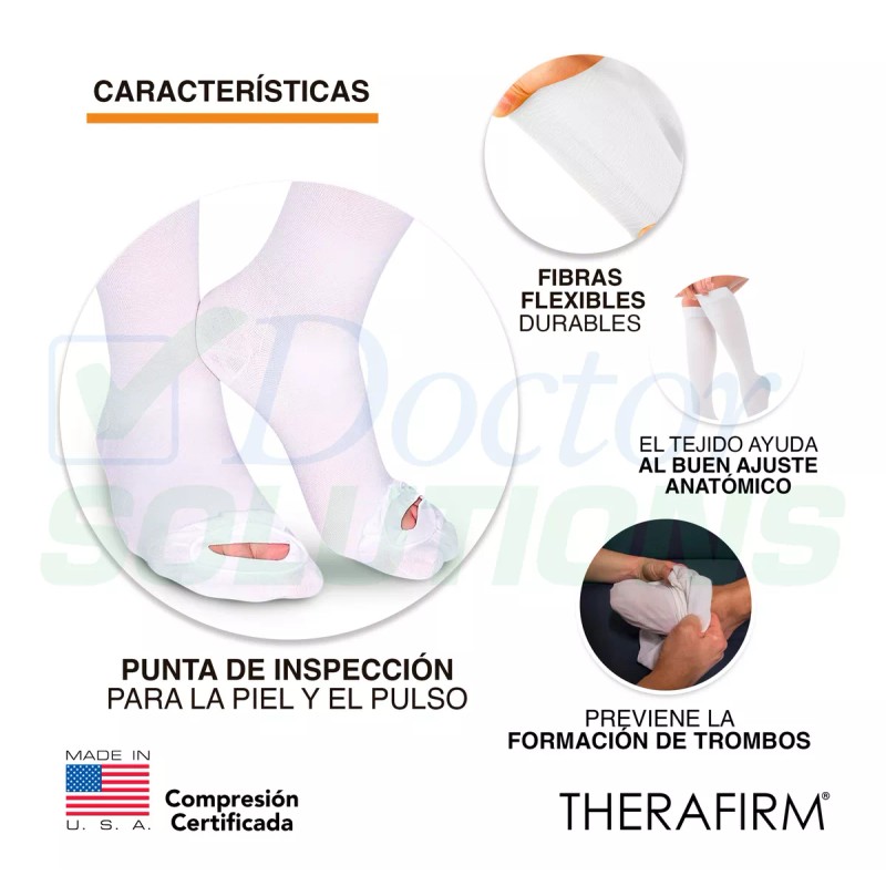 Therafirm Tobimedia Therafirm Antiembolica (18 Mmhg) T Grande Blanca