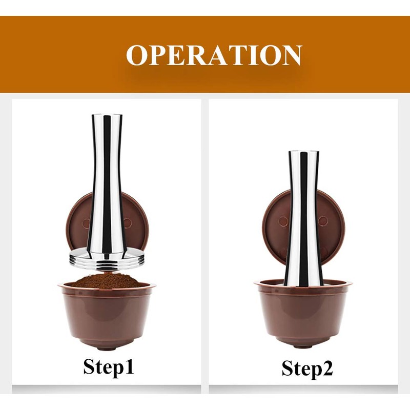 i Cafilas Refillable Coffee Capsule Reusable Pod Stainless Steel Coffee