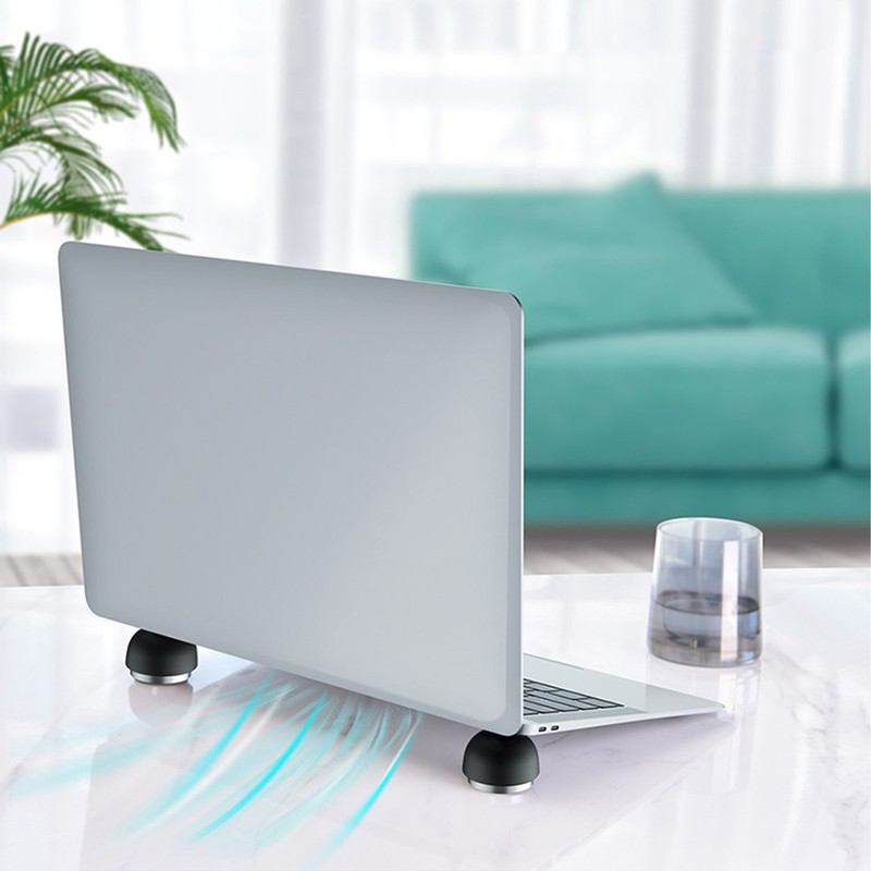 Laptop Cooling Stand Mushroom Shaped Ergonomic Antislip Silicone Laptop Desk