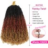 Pre-Looped Yanky Twist Crochet Hair for Black Women,14in,8-Pack,OT30/27