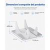 SNANSHI Supporto da scrivania verticale per Mac mini M4, design