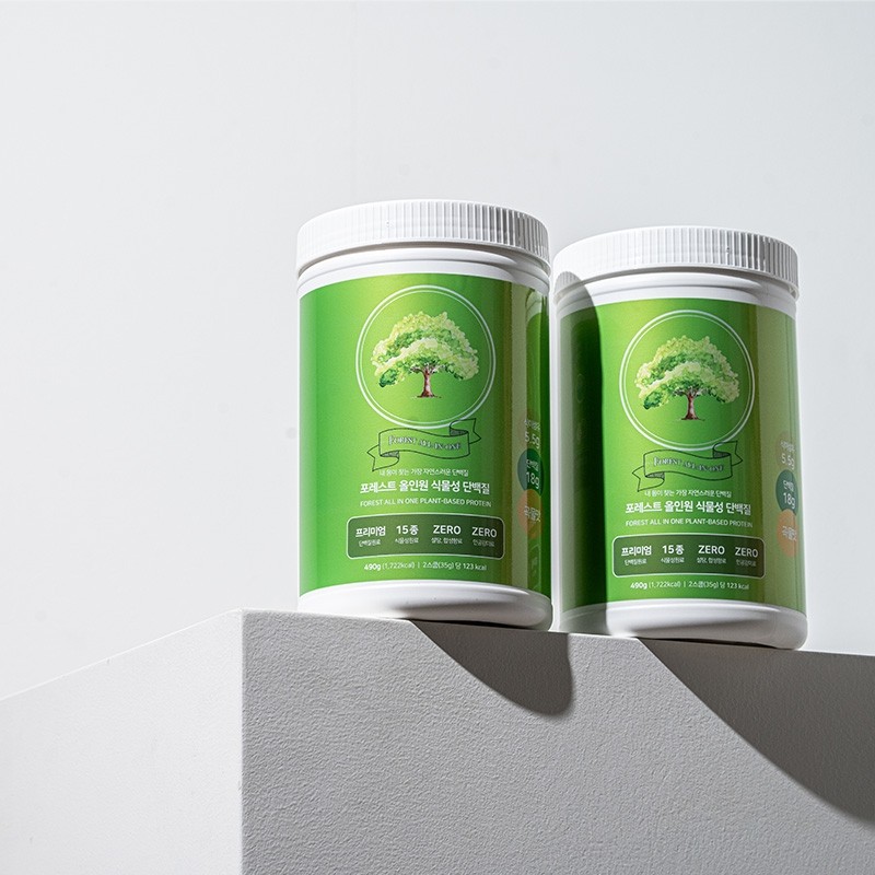 Forest All-in-One Vegetable Protein Grain Flavor, 490g, 2 Pieces /