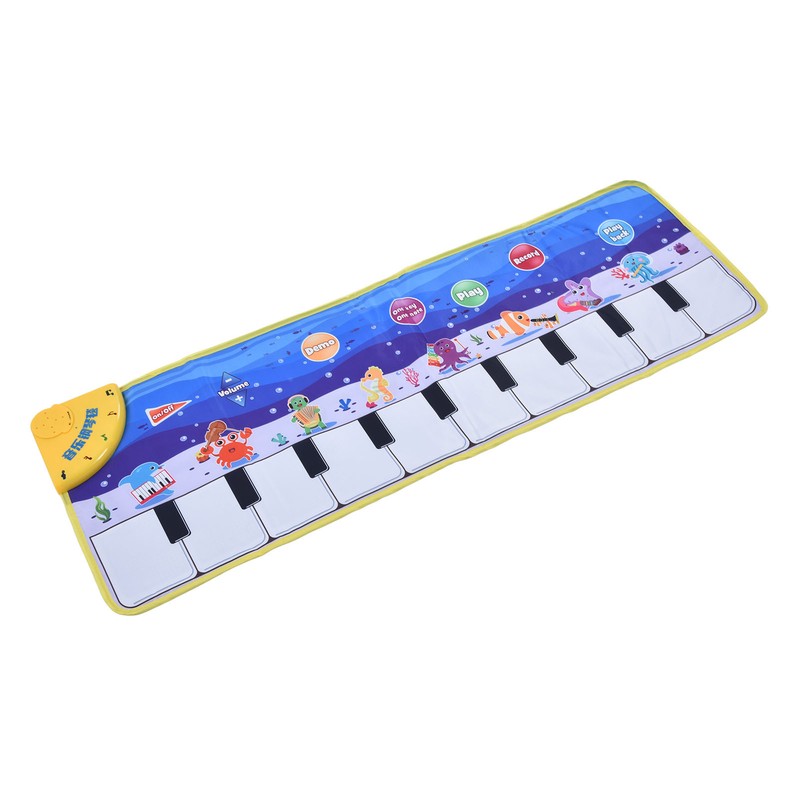Kids Piano Mat Collapsible Soft Cloth Lighting Musical Dance Floor