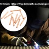 Pack of 10 10N24 Welding Torch Collets Copper TIG Collet