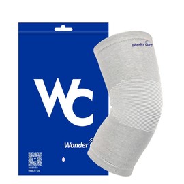 Wonder Care 1 Pc Bamboo Knee Sleeves for Men/Women, Support for Running, Gym, Badminton, Sports, Compression | Perfect Knee Brace for Pain and Enhanced Comfort - 1 Pc(L)