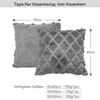 Cushion Cover 45 x 45 cm, 2 Cushion Covers Set
