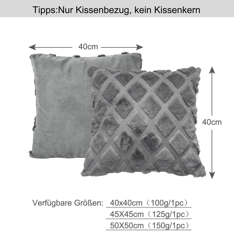 Cushion Cover 45 x 45 cm, 2 Cushion Covers Set