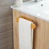 Taozun Towel Holder - Self Adhesive Bamboo Towel Rack, Decorative