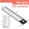 Compact, Versatile, Rechargeable LED Light Module - Aluminum Housing, Motion