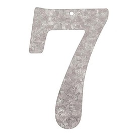 Glorex Number 7 Galvanised Metal Silver 16 x 10 x 0.5 cm