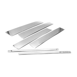 MNMSYH for GMC for Terrain 2010-2017 Stainless Steel Chrome Window Door Pillar Post Trims 901-55472
