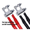 Ampper Military Spec Battery Terminal Top Post Kit with Cover,