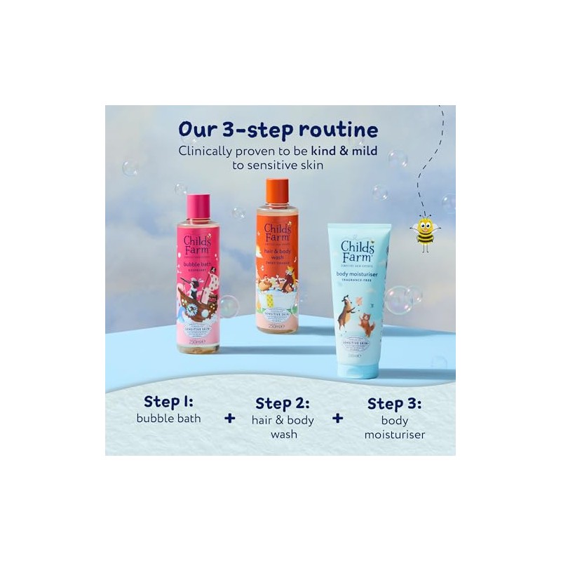 Childs Farm Kids Moisturiser, Fragrance Free | Soothing, Moisturising &