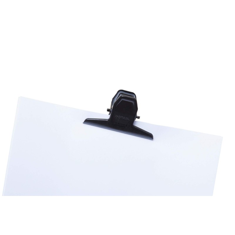 Maul 21007 Pro Letter Clip, Metal, Black, Width: 75 mm