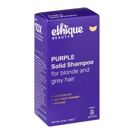 Ethique Purple Solid Shampoo for Blonde & Grey Hair, 110g