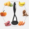 KSENDALO Potato Masher Kitchen Tool,Nonstick Bean Smasher Food Masher with